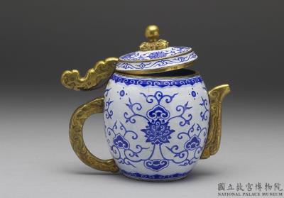 图片[2]-Copper pitcher with painted enamel decor, Qing dynasty, Qianlong reign (1736-1795)-China Archive